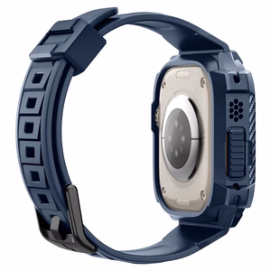 Spigen Rugged Armor Pro apvalks Apple Watch Ultra 1 / 2 (49mm) - jūras zila