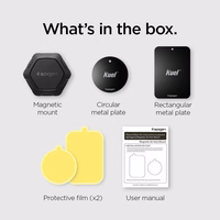 Spigen QS11 Magnētiskais auto gaisa ventilācijas telefona turētājs - melns