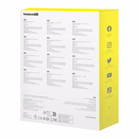 Hub Baseus T-Space ar USB-C uz lightning kabeļiem Tesla automašīnām (melns)