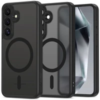 Tech-Protect MagCam Magnētiskais viedtālruņa apvalks Samsung Galaxy S25 - Melns