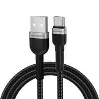 Wozinsky WNBAC2 USB-A / USB-C kabelis 2.4A 2m - melns