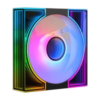 Dzesēšanas ventilators Darkflash DM8 ARGB (melns)