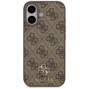 GUESS viedtālruņa apvalks IPHONE 17, saderīgs ar MagSafe GUHMP17SP4SM4MW (PU 4G Small 4G un Classic), brūns