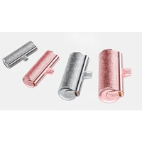 VEGER portatīvais lādētājs 5000 mAh ar iebūvētu savienotāju Type C PD QC3.0 2,4A 12W PlugOn (W0573) violeta