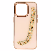 Moderns viedtālruņa apvalks Iphone 14 Plus dizains 4 gaiši rozā