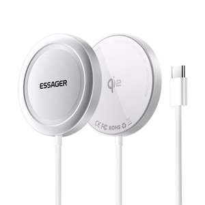 Bezvadu lādētājs Essager ES-WC11 Qi2 sudrabs 15W