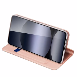 DUX DUCIS чехол-книжка SKIN PRO для REDMI NOTE 14 4G (163,25mm) розовый
