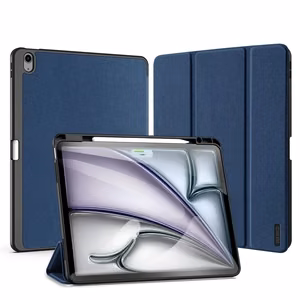 Futrālis Dux Ducis Domo Apple iPad Air 13 2024/iPad Air 13 2025 tumši zils