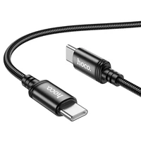 Kabelis USB C uz USB C Hoco 3A 60W 2 m X89 melns