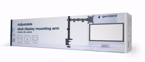 Gembird MA-D1-01 monitor mount / stand 81.3 cm (32") melns Desk