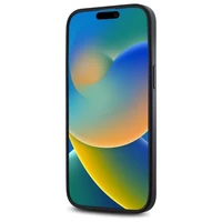 DKNY Vienkāršs logotips Magnētiskais viedtālruņa apvalks iPhone 14 Pro Max - melns