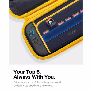 Spigen Nano Pop Pro macins priekš Nintendo Switch 2 - Tumši zils un dzeltens