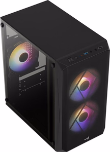 Aerocool CS107V2 melns Mini Tower datora korpuss