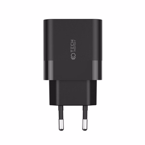 Tech-Protect C20W charger 2x USB-C PD 20W - black