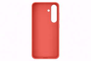 Samsung Silicone Case vāciņš Samsung Galaxy S25 telefonam, sarkans