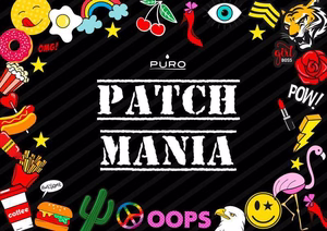 PURO Patch Mania vāciņš ierīcei Samsung Galaxy A3 (2017) ar 5 dekoratīvām uzšuvēm, dzeltens
