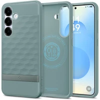 Caseology Parallax Mag Magnētiskais viedtālruņa apvalks Samsung Galaxy S25+ - zaļš