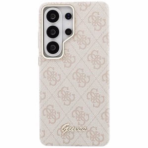 Guess maciņš 4G Script MagSafe priekš Samsung Galaxy S26 Ultra rozā