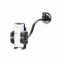 FORCELL F-GRIP Regular 27 cm auto turētājs vējstiklam / paneļim / ventilācijas atverei melns