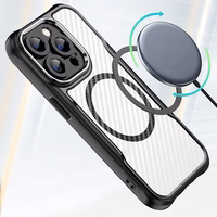 Defender Carbon Mag maciņš for iPhone 16 Pro 6,3" melns