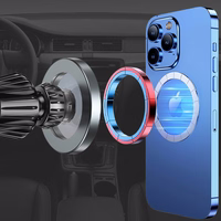 Auto turētājs BH-16A karboniskais magnētiskais MagSafe uz gaisa ventilācijas atveri melns (m)