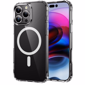 Perfectionists Caurspīdīgs magnētiskais futrālis Apple iPhone 15 Pro, caurspīdīgs