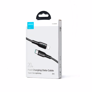 Joyroom Premium Series A13 Lightning / USB-C 20W 2 m kabelis - melns