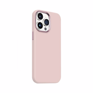 Crong Color Cover LUX Magnetic vāciņš ierīcei iPhone 15 Pro, saderīgs ar MagSafe, rozā