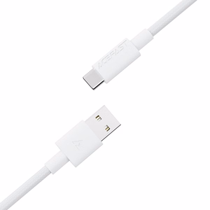 USB kabelis Acefast C18-04 no USB-A uz USB-C 1,2 m, balts