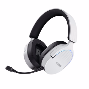 Trust GXT 491W FAYZO vadu un bezvadu spēļu austiņas USB Type-C Bluetooth melns, balts
