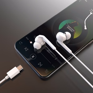 Dudao X3C+ vadu USB-C ieliekamās austiņas 1.2m - baltas