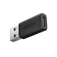 Acefast J2 USB-C 3.0 (sieviešu) uz USB-A 3.0 (vīriešu) 5Gb/s adapteris - melns