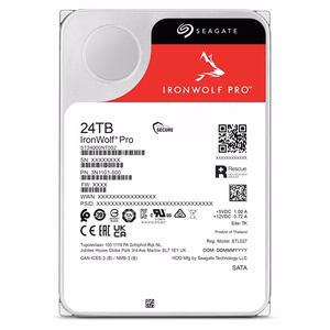 Seagate IronWolf Pro ST24000NT002 internal hard drive 24 TB 7200 RPM 512 MB 3.5" Serial ATA III