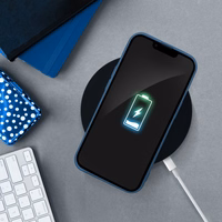 SILIKONA viedtālruņa apvalks IPHONE 16 Pro zils