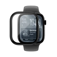 AmazingThing Radix rūdīts stikls ar vāciņu Apple Watch Series 11 42mm - Melns