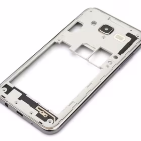 Middle housing Samsung J500 J5 2015 silver (gold) with buzzer and sides buttons original (used Grade B)