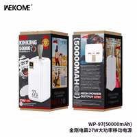 Portatīvais lādētājs WK Design "WP-97" balts 50000mAh (27W)