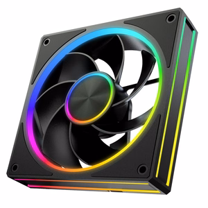 MODECOM VOLCANO LOOP 120 ARGB apgrieztais ventilators melns