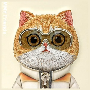 Nimmy Cool&Cute 2.0 kaķa viedtālruņa apvalks iPhone 15 – bēšs