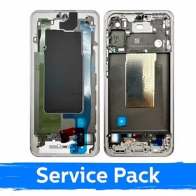 Vidējais rāmis Samsung A566 A56 5G / rozā / (Service Pack)