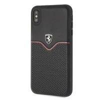 Ferrari cieta viedtālruņa apvalks iPhone Xs Max - melns/melns Off Track Victory