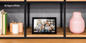 Kruger&Matz FRAMEO Wi-Fi digitālais foto rāmis, 10,1 colla, melns
