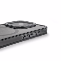 Spīdošs vāciņš priekš Samsung Galaxy A37, saderīgs ar MagSafe - melns