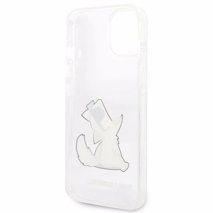 Karl Lagerfeld KLHCP14MCFNRC iPhone 14 Plus 6.7 "cietais apvalks caurspīdīgs/caurspīdīgs Choupette Jautrības