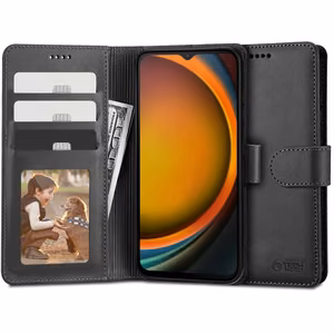 Tech-Protect Wallet viedtālruņa apvalks Samsung Galaxy XCover 7 - melns