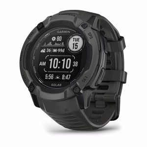 Garmin Instinct 2X Solar digitālais GPS viedpulkstenis, 2,79 cm (1,1"), MIP, 50 mm, 176 × 176 pikseļi, skārienekrāns, grafīta krāsa, satelīta GPS