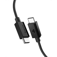 Spigen EB6020CC 60W kabelis + USB-C / USB-C kabelis 200 cm - melns