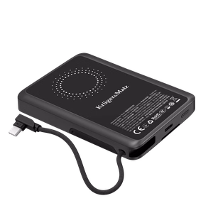 Kruger&Matz ārējais akumulators, 10000 mAh, Li-Polymer, QC un PD, CCC sertifikāts Āzijas valstīm