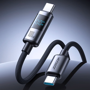 Joyroom S-A16 Pro Prism Series 100W USB-C Cable - USB-C with Digital Display 1.2m - Black