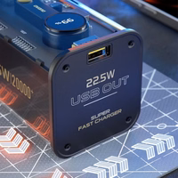 Portatīvais lādētājs Dudao "K16Pro" Melns 20000mAh 22.5W (QC3.0/ USB) (LED displejs)